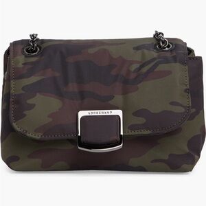 Longchamp Brio Camo Convertible Shoulder Bag